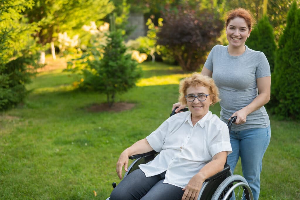Senior and Caregiver in Cherry Hills Village Colorado. Home Care in Cherry Hills.